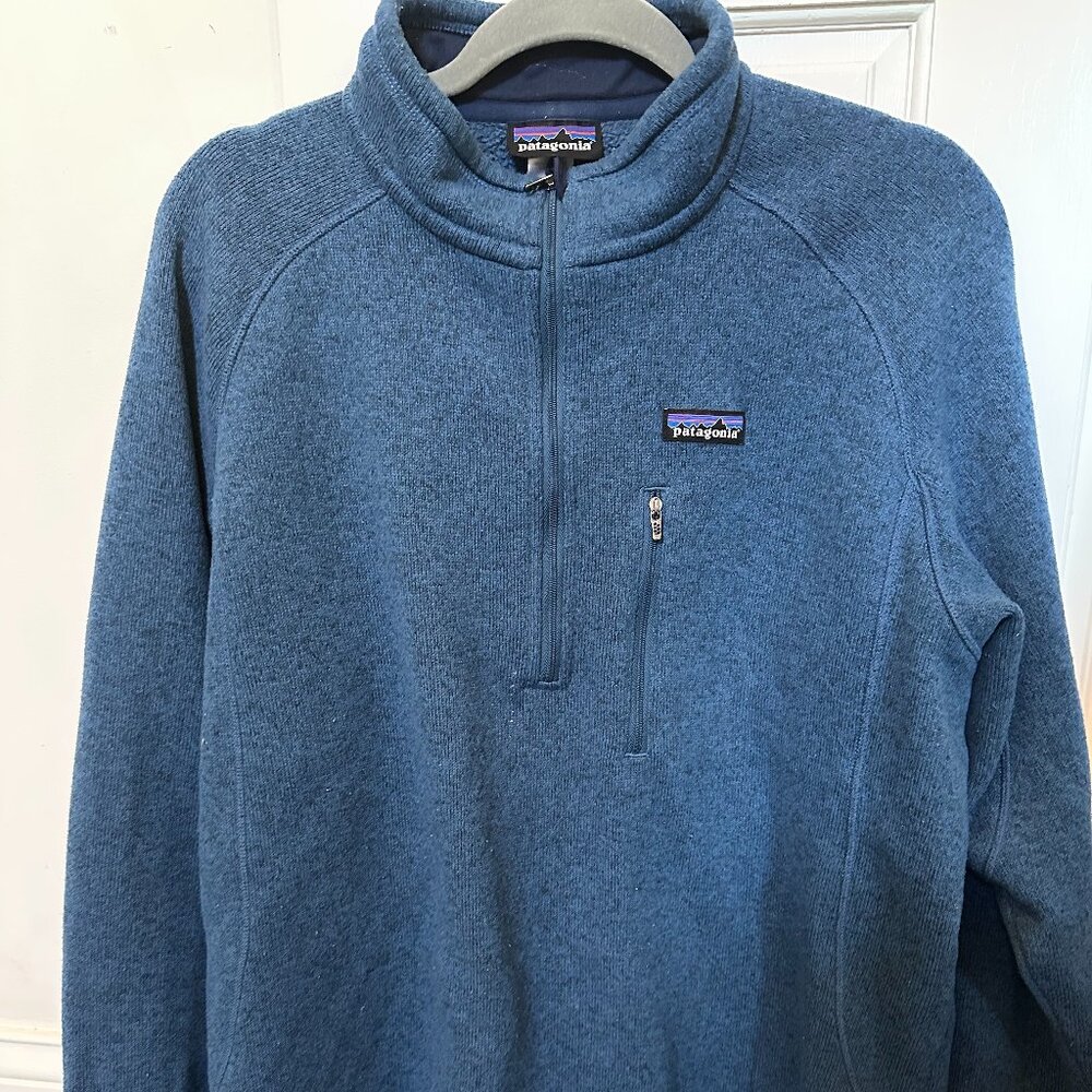 Patagonia Men's 1/4 Zip Better Sweater Navy XL